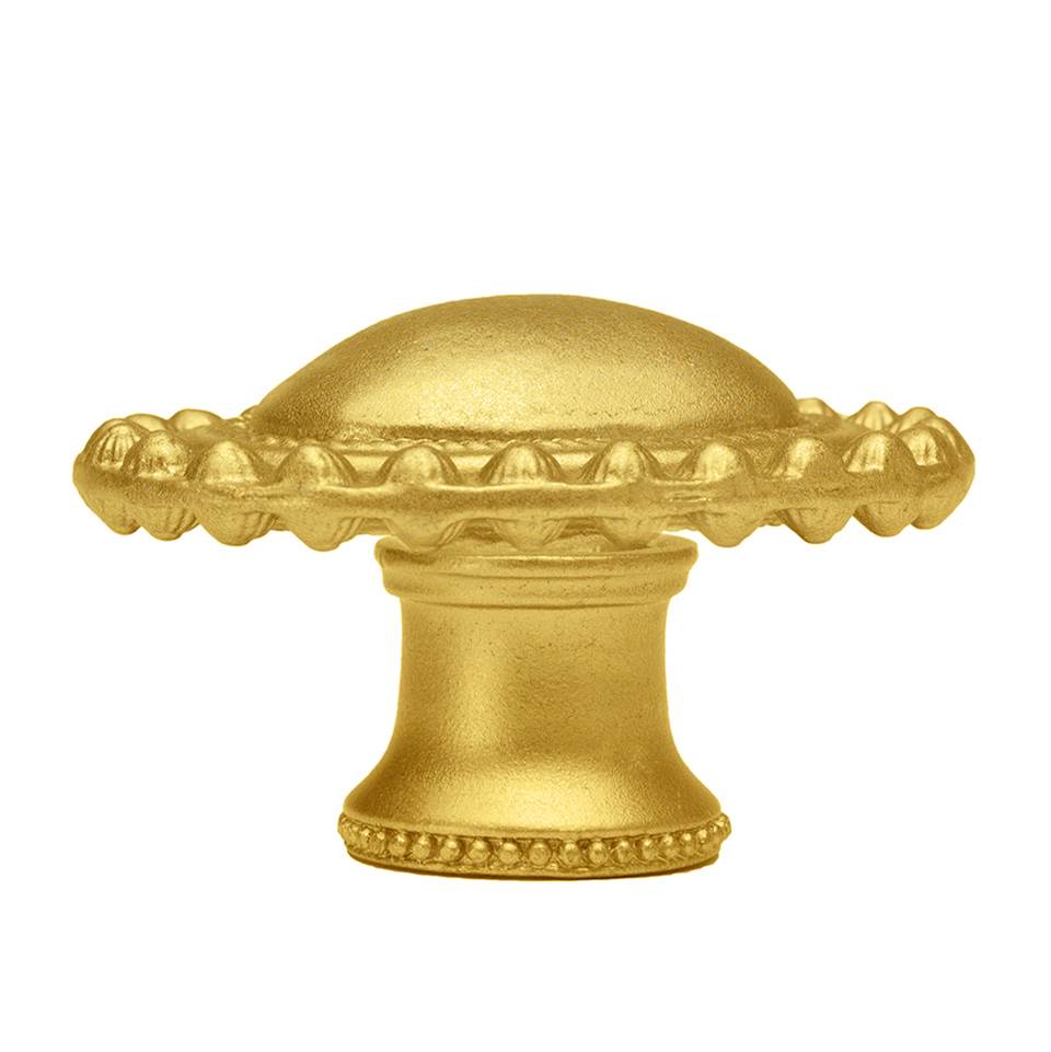 Carpe Diem Hardware - Concho Large Knob W/ Flared Foot - Gilded Mercury