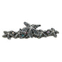 Carpe Diem Hardware - Star Fish Knob & Sea Anemones Back Plate w/ Swarovski Crystals - Chalice
