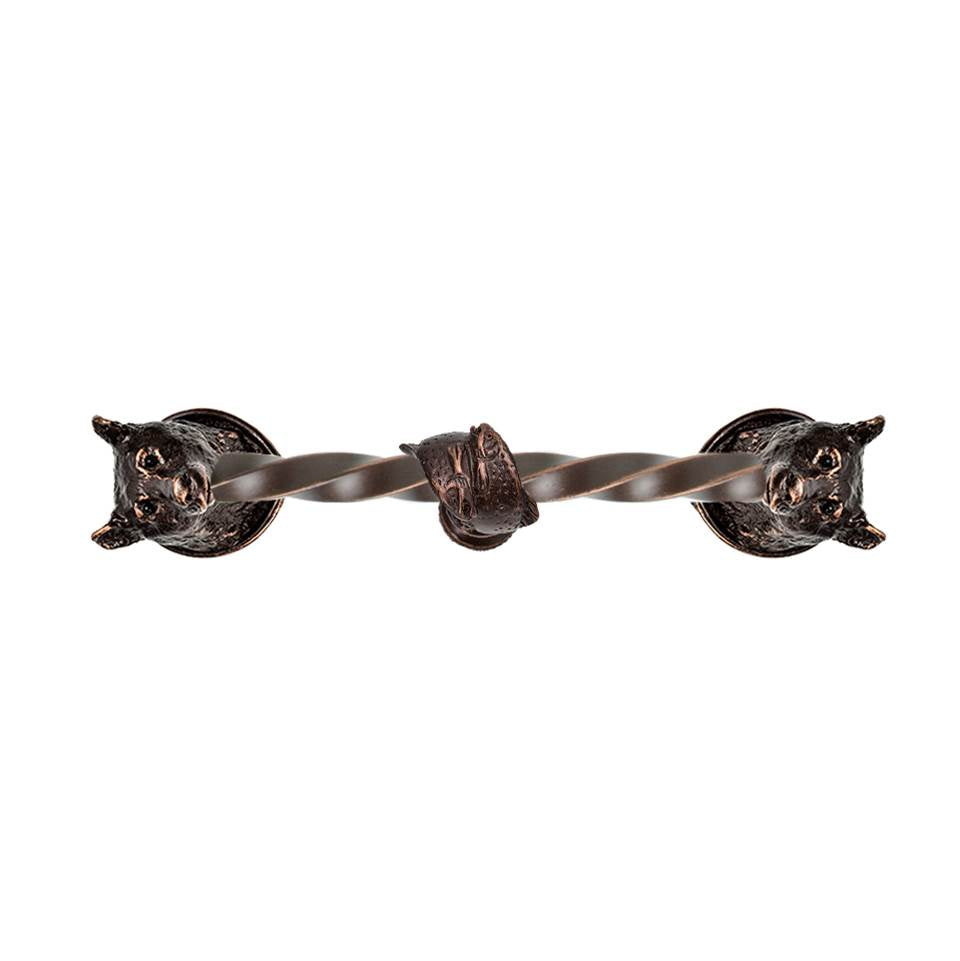 Carpe Diem Hardware - Bear 6'' O.C.Approx W/ 3/8'' Twist Center Long Pull W/ Fish Center Brace - Oil Rubbed Bronze