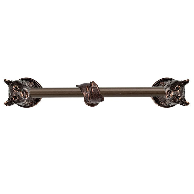 Carpe Diem Hardware - Bear 9'' O.C. Approx W/ 1/2'' Smooth Center Long Pull Long Pull W/ Fish Center Brace - Oil Rubbed Bronze