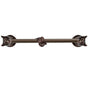 Carpe Diem Hardware - Bear 12'' O.C. Approx w/ 1/2'' Smooth Center Long Pull Long Pull w/ Fish Center Brace - Chalice