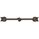 Carpe Diem Hardware - Bear 18'' O.C. Approx w/ 1/2'' Smooth Center Long Pull Long Pull w/ Fish Center Brace - Chalice