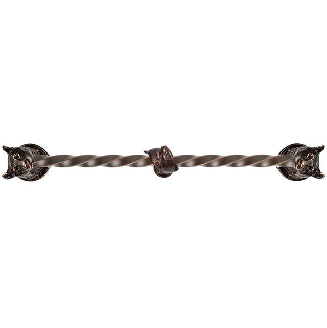 Carpe Diem Hardware - Bear 22'' O.C.Approx W/ 3/8'' Twist Center Long Pull W/ Fish Center Brace - Oil Rubbed Bronze