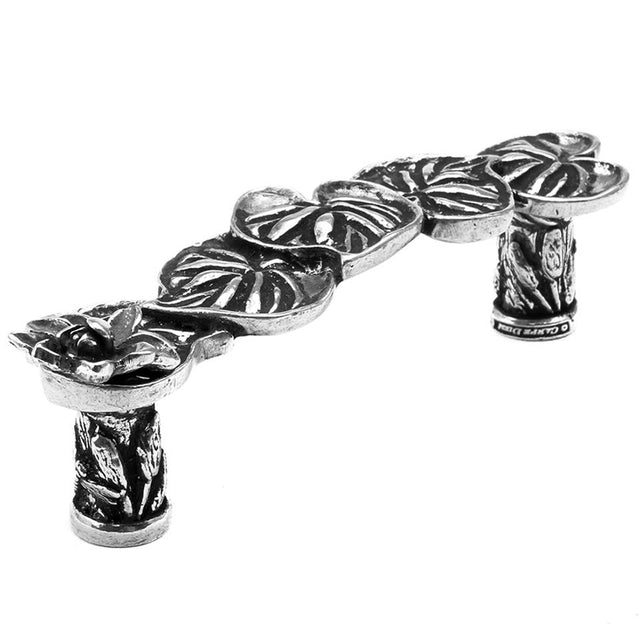 Carpe Diem Hardware - Carpe Diem 2549-9 In The Garden Chalice Lily Pad 3'' O.C. Pull - Chalice