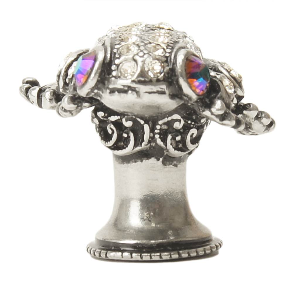 Carpe Diem 2581-22C In The Garden Oil Rub Bronze Frog Knob W/ Swarovski Crystals