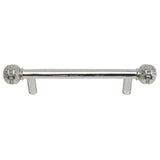 Carpe Diem Hardware - Millennium 4'' O.C. Pull, Millennium Caps On End - Platinum