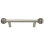 Carpe Diem Hardware - Millennium 3'' O.C. Pull, Millennium Caps On End - Soft Gold