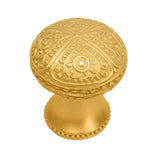 Carpe Diem Hardware - Millennium Classic Large Round Knob With Flared Foot - Gilded Mercury