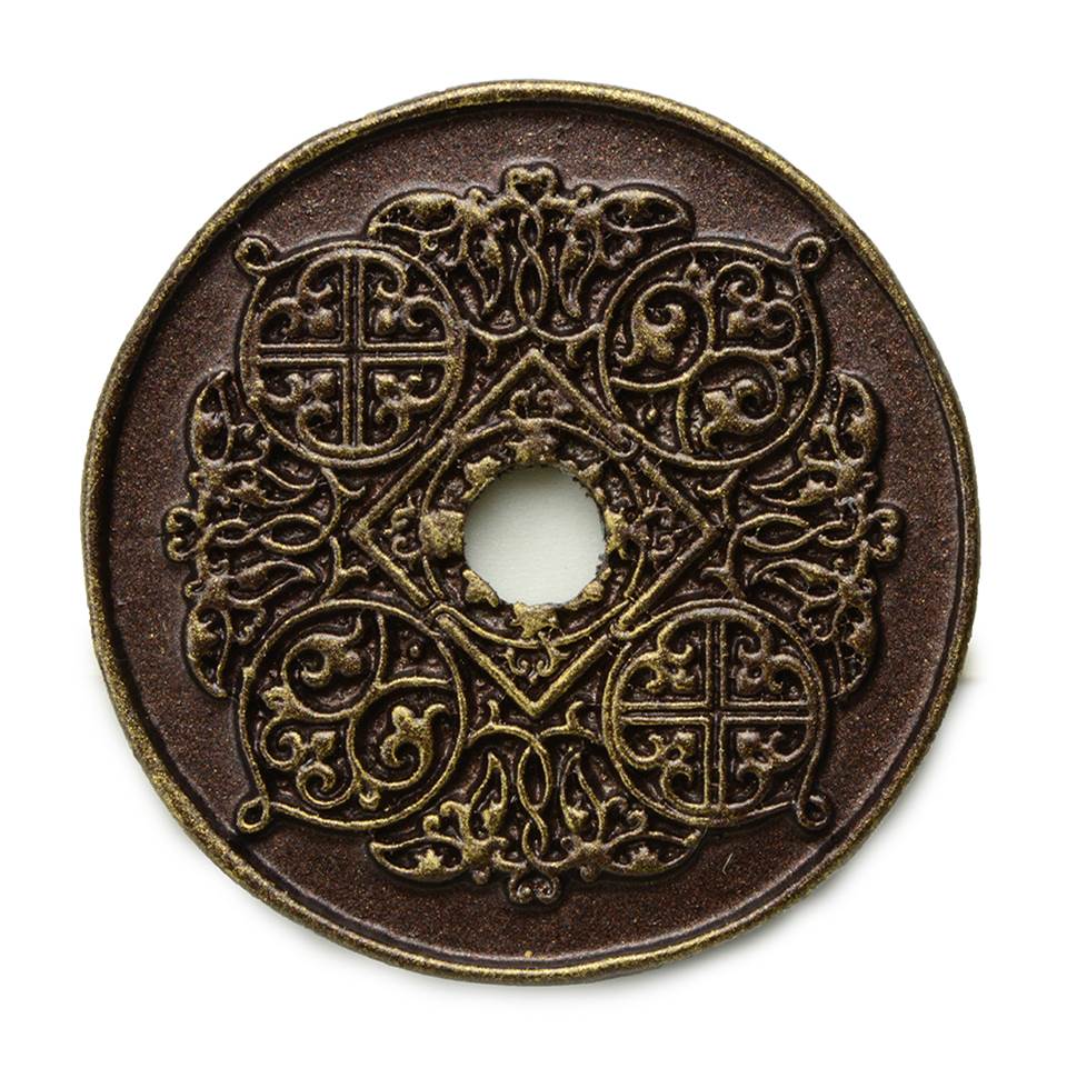 Carpe Diem Hardware - Millennium Large Round Escutcheon - Antique Brass