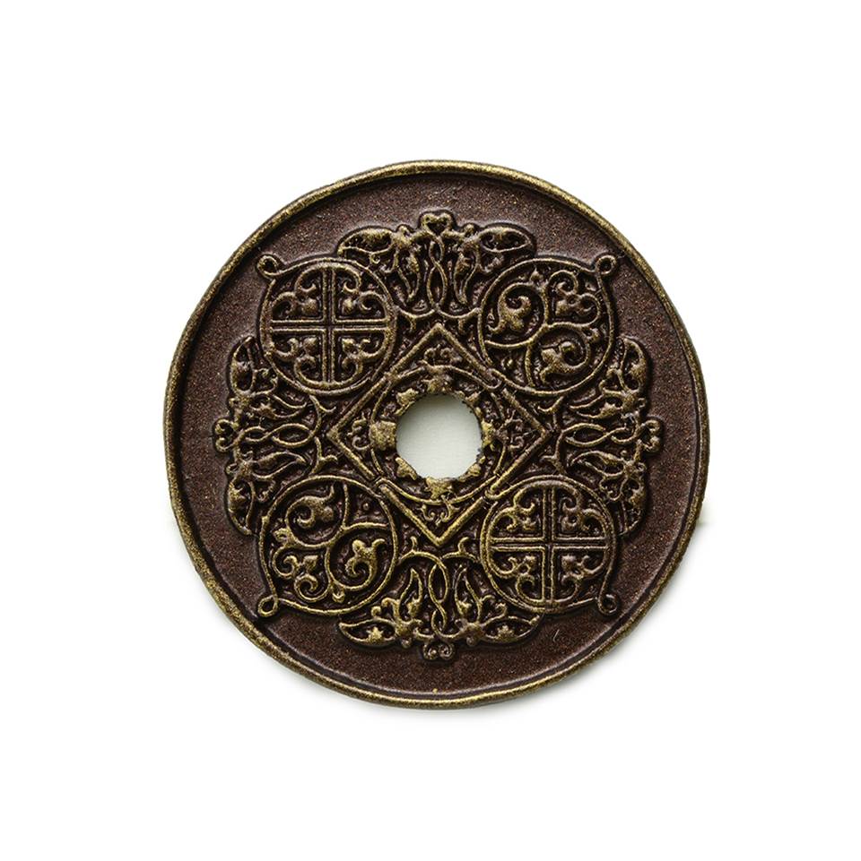 Carpe Diem Hardware - Millennium Small Round Escutcheon - Antique Brass