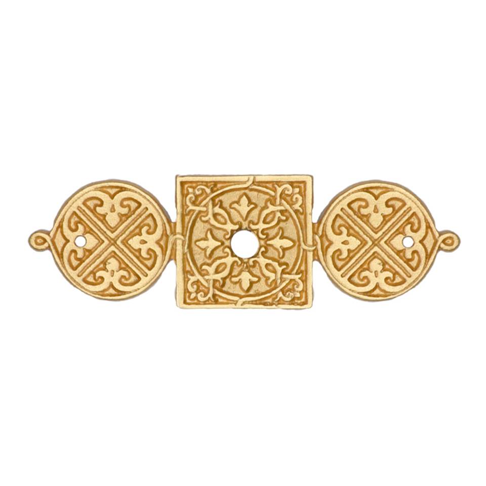 Carpe Diem Hardware - Millennium Elongated Escutcheon - Gilded Mercury