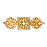 Carpe Diem Hardware - Millennium Elongated Escutcheon - Gilded Mercury
