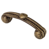 Carpe Diem Hardware - Millennium 3'' O.C. Pull Beads and Rope - Antique Brass