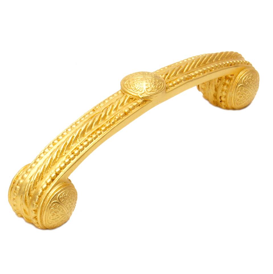 Carpe Diem Hardware - Millennium 4'' O.C. Pull Beads and Rope - Gilded Mercury
