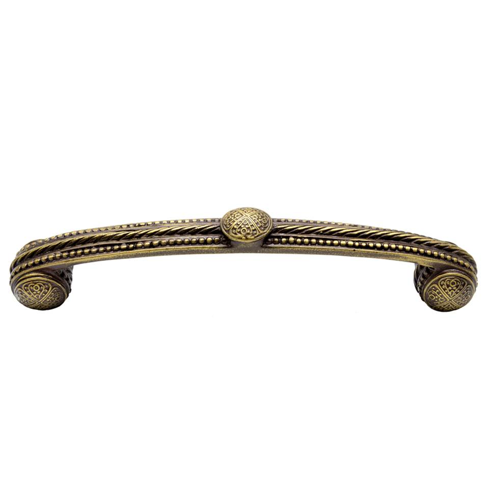 Carpe Diem Hardware - Millennium 5'' O.C. Pull Beads and Rope - Antique Brass