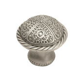 Carpe Diem Hardware - Millennium Large Knob w/ Rope Border - Soft Gold