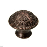 Carpe Diem Hardware - Millennium Large Knob With Rope Border - Oil Rubbed Bronze