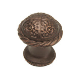 Carpe Diem Hardware - Millennium Small Knob With Rope Border - Oil Rubbed Bronze
