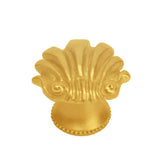 Carpe Diem Hardware - Aphrodite Small Shell Knob - Gilded Mercury