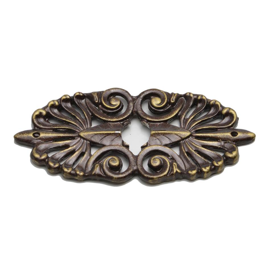 Carpe Diem Hardware - Oracle Small Elongated Escutcheon - Antique Brass