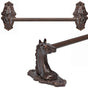 Carpe Diem Hardware - Horse w/ Tularosa Escutcheon 36'' O.C. Approx Towel Bar - Chalice