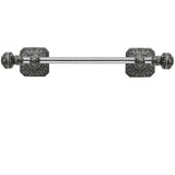 Carpe Diem Hardware - Juliane Grace 16'' O.C. Approx Towel Bar w/ 350 Swarovski Crystals w/ 5/8'' Smooth Center - Chalice