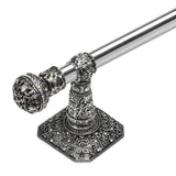 Juliane Grace 16'' O.C. (Approximately) Towel Bar With 350 Swarovski Clear and Aurore Boreale Crystals With 5/8'' Smooth Center