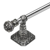 Juliane Grace 36'' O.C. (Approximately) Towel Bar With 350 Swarovski Clear and Aurore Boreale Crystals With 5/8'' Smooth Center