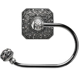 Carpe Diem Hardware - Juliane Grace Swing Tissue Smooth Ring Left With 131 Swarovski Clear and Aurore Boreale Crystals - Chalice