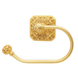 Carpe Diem Hardware - Juliane Grace Swing Tissue Reeded Ring Left With 131 Swarovski Clear Crystals - Gilded Mercury