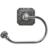 Carpe Diem Hardware - Juliane Grace Swing Tissue Reeded Ring Left With 131 Swarovski Clear and Aurore Boreale Crystals - Chalice