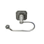 Carpe Diem Hardware - Juliane Grace Swing Tissue Smooth Ring Right w/ 131 Swarovski Crystals - Gilded Mercury