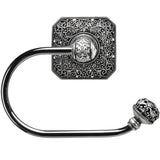 Carpe Diem Hardware - Juliane Grace Swing Tissue Smooth Ring Right With 131 Swarovski Clear and Aurore Boreale Crystals - Chalice