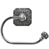 Carpe Diem Hardware - Juliane Grace Swing Tissue Reeded Ring Right With 131 Swarovski Clear and Aurore Boreale Crystals - Chalice
