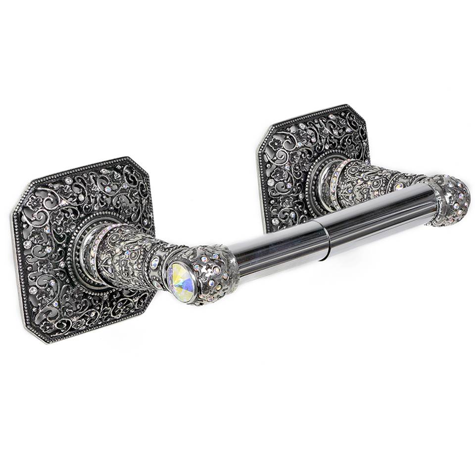 Carpe Diem Hardware - Juliane Grace Tissue Post With 213 Swarovski Clear and Aurore Boreale Crystals - Chalice