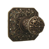 Carpe Diem Hardware - Juliane Grace Small Hook w/ 50 Swarovski Crystals - Antique Brass