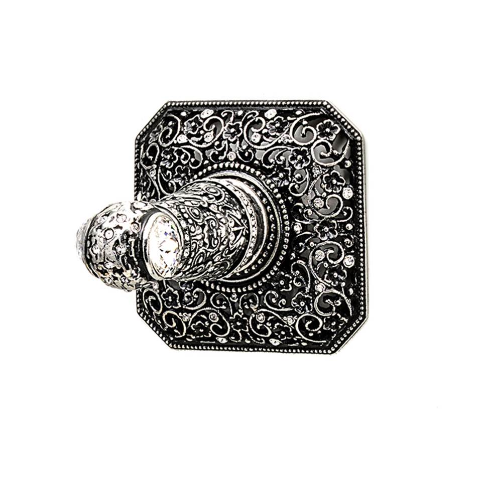 Carpe Diem Hardware - Juliane Grace Medium Hook With Swarovski Clear Crystals - Chalice