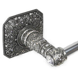 Juliane Grace 16'' O.C. (Approximately) Towel Bar With 213 Swarovski Clear and Aurore Boreale Crystals With 5/8'' Smooth Center