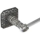 Juliane Grace 32'' O.C. (Approximately) Towel Bar With 213 Swarovski Clear and Aurore Boreale Crystals With 5/8'' Reeded Center