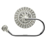 Carpe Diem Hardware - Juliane Grace Ii Swing Tissue Reeded Ring Left With 225 Swarovski Clear Crystals - Platinum