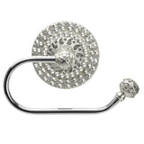 Carpe Diem Hardware - Juliane Grace Ii Swing Tissue Reeded Ring Right With 225 Swarovski Clear Crystals - Platinum