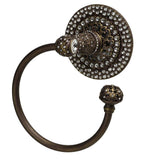 Juliane Grace Ii Swing Towel Reeded Ring Right With 225 Swarovski Clear Crystals