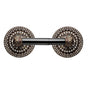 Carpe Diem Hardware - Vortice Glaze 4'' O.C. Pull w/ Flared Feet w/ Smokey Topaz Glaze - Chalice