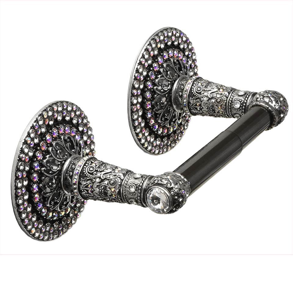 Carpe Diem Hardware - Juliane Grace Ii Tissue Post With Swarovski Clear and Aurore Boreale Crystals - Chalice