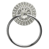 Carpe Diem Hardware - Juliane Grace Ii Full Swing Towel Smooth Ring w/ Swarovski Crystals - Chalice