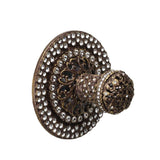Carpe Diem Hardware - Juliane Grace Ii Small Hook With 142 Swarovski Clear Crystals - Antique Brass