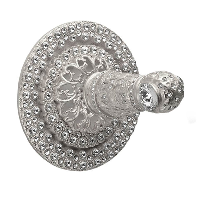 Carpe Diem Hardware - Juliane Grace Ii Medium Hook With Swarovski Clear Crystals - Platinum