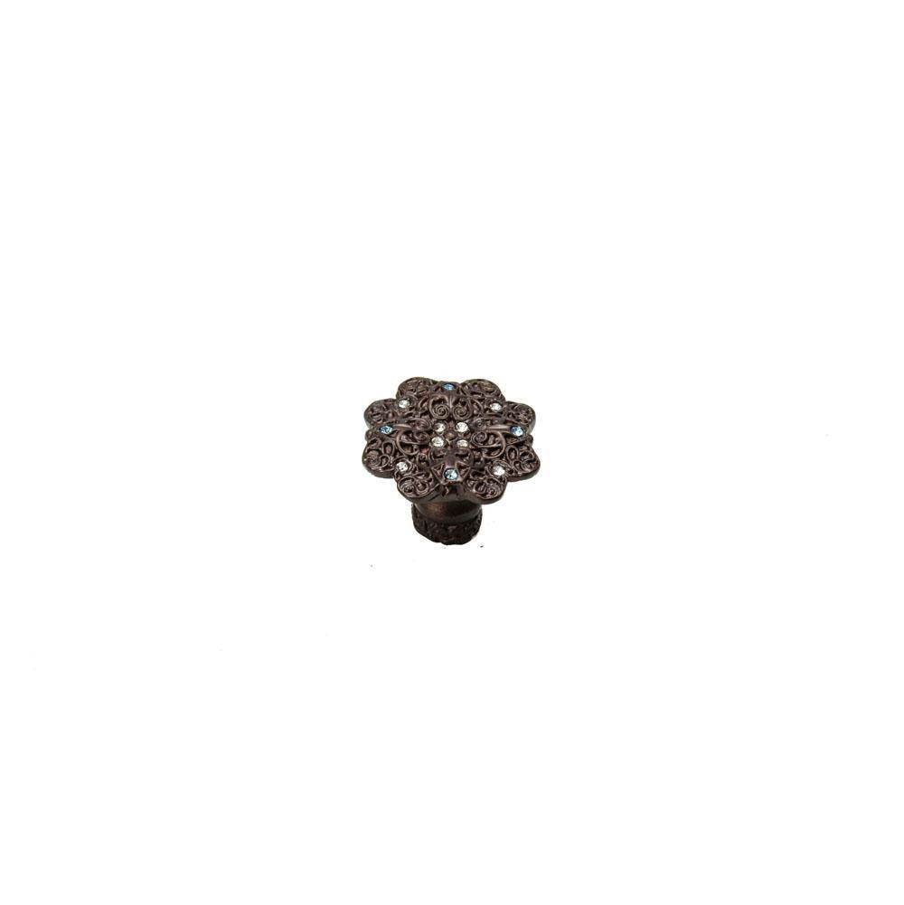 Carpe Diem Hardware - Monticello Octagon Knob w/ Swarovski Crystals - Chalice