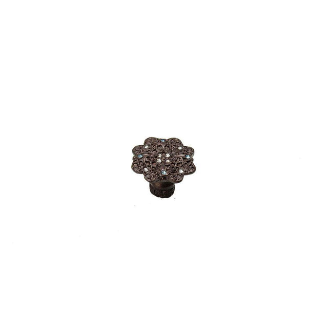Carpe Diem Hardware - Monticello Octagon Knob w/ Swarovski Crystals - Chalice