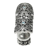 Monticello Oblong Knob w/ Swarovski Crystals